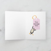 ペンギンはバースデー・カードを飛ばすべきではないです カード (内部)