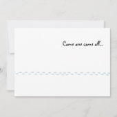 ペンギンはパーティの招待状を印刷します 招待状 (正面)