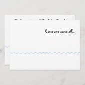 ペンギンはパーティの招待状を印刷します 招待状 (正面/裏面)