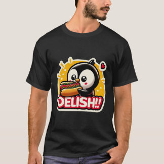 ペンギンはホットドッグが大好き9 Tシャツ