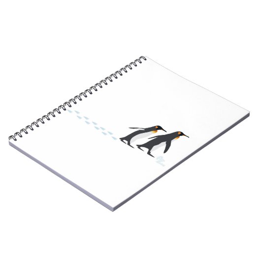 ペンギンは大きいノートを印刷します ノートブック (左側)