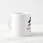 ペンギンは私の正気を盗みます コーヒーマグカップ (正面左)