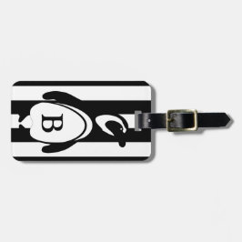 ペンギンは縞で飾り、 ラゲッジタグ