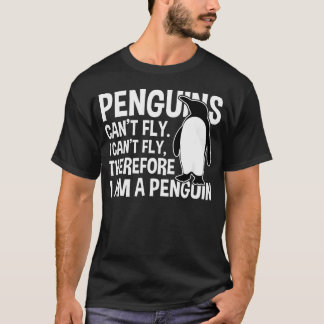 ペンギンは飛べないよ 面白い Tシャツ