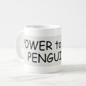 ペンギンへのティー力 コーヒーマグカップ (正面左)