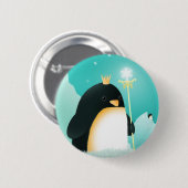 ペンギンへの力-皇帝ピンは記章を付けます 缶バッジ (正面&裏面)