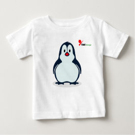 ペンギンよくはしゃぐベビーTシャツ ベビーTシャツ