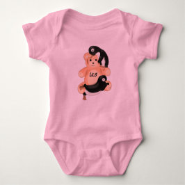 ペンギンをクマで眠らせる ベビーボディスーツ