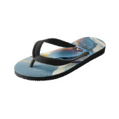 ペンギンをテーマにした キッズビーチサンダル (アングル)