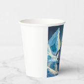 ペンギンをテーマにした 紙コップ (右)