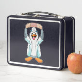 ペンギンを医師に迎える メタルランチボックス (インサイチュ)