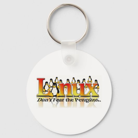 ペンギンを恐れるな キーホルダー (正面)