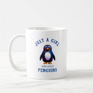 ペンギンを愛する女の子だ コーヒーマグカップ