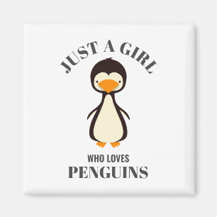 ペンギンを愛する女の子だ マグネット