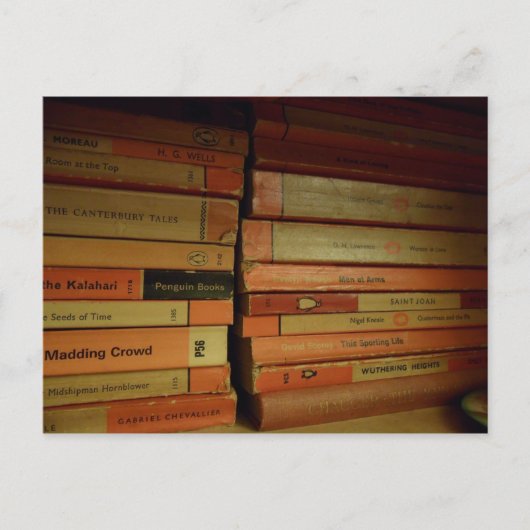 ペンギンを拾う ポストカード (正面)