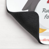 ペンギンを摩擦して下さい マウスパッド (コーナー)