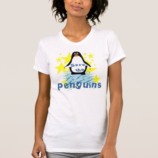 ペンギンを救おう Tシャツ (正面)