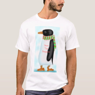 ペンギンを救って下さい Tシャツ