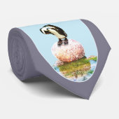 ペンギンを日に照らす ネクタイ (ロール)