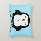 ペンギンを突くこと アクセントクッション (正面(垂直))