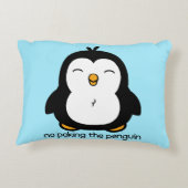 ペンギンを突くこと アクセントクッション (裏面)
