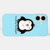 ペンギンを触るな Case-Mate iPhoneケース (裏面 (横))