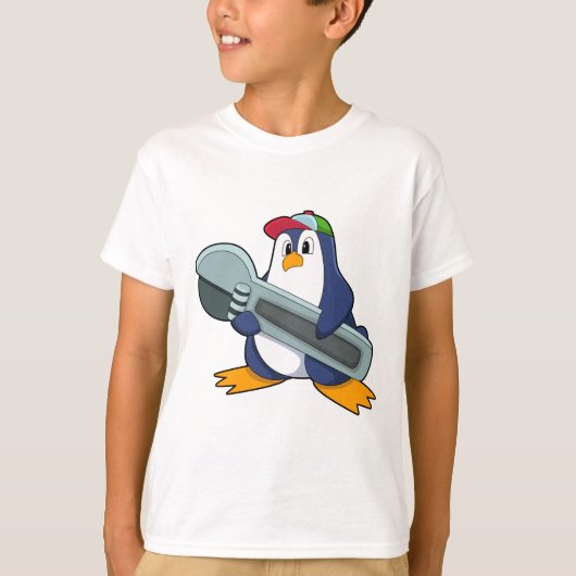 ペンギンを道具付きメカイ Tシャツ (正面)