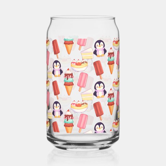 ペンギンアイスクリームスイーツ ガラス缶 (裏面)