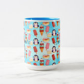 ペンギンアイスクリームスイーツ ツートーンマグカップ (中央)