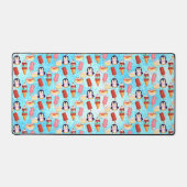 ペンギンアイスクリームスイーツ デスクマット (正面)