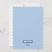 ペンギンアイススケートで滑るクリスマスカード シーズンカード (裏面)