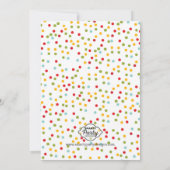 ペンギンアイススケート冬の誕生日パーティーの招待状 招待状 (裏面)