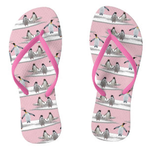 ペンギンアイスバーグパーティービーチサンダル(ピンク) ビーチサンダル