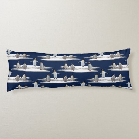 ペンギンアイスバーグパーティー抱き枕（海軍） ボディピロー (裏面)