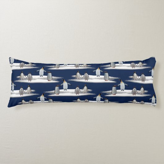 ペンギンアイスバーグパーティー抱き枕（海軍） ボディピロー (正面)
