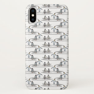ペンギンアイスバーグパーティーiPhone Xケース(色を選択) iPhone X ケース