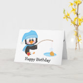 ペンギンアイス魚釣り カード (黄色い花)