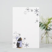 ペンギンアウェ 便箋 (スタンド正面)