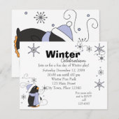 ペンギンアウェ 招待状 (正面/裏面)