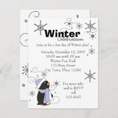 ペンギンアウェ 招待状 (正面/裏面)