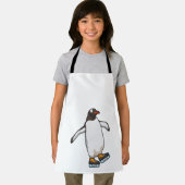ペンギンアットアイススケートで滑るとアイススケート エプロン (インサイチュ)