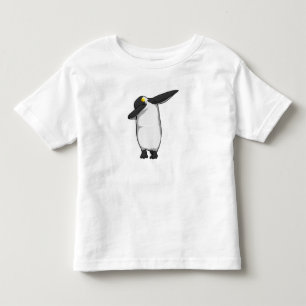 ペンギンアットヒップホップダンスダブ トドラーTシャツ