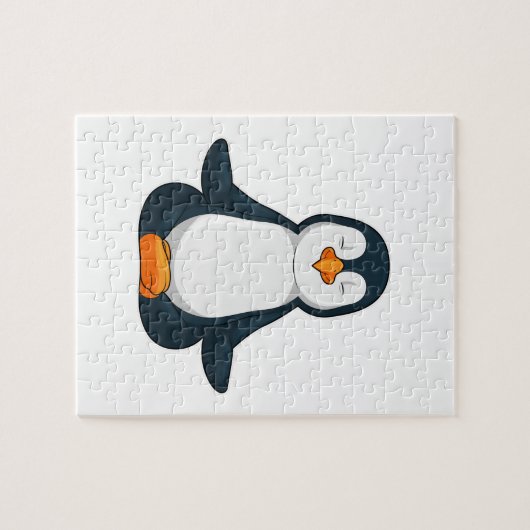 ペンギンアットヨガインフィットネスイン ジグソーパズル (横)