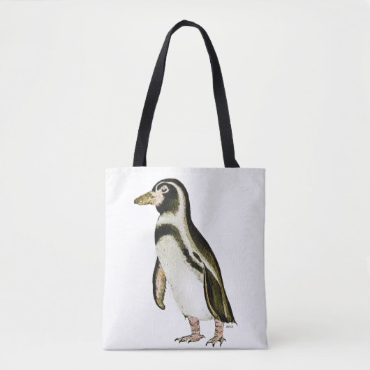 ペンギンイラストトートバッグ  トートバッグ (正面)