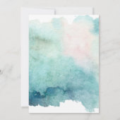 ペンギンウィンターテーマかわいい男の赤ちゃんシャワー 招待状 (裏面)