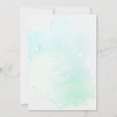 ペンギンウィンターボーイベビーシャワー招待状 招待状 (裏面)