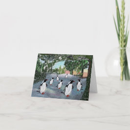 ペンギンウィンターワンダーランド挨拶状 シーズンカード