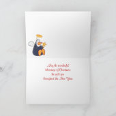 ペンギンエンジェルクリスマス シーズンカード (内部)