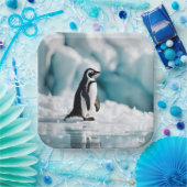 ペンギンオンアイスバーグ ペーパープレート (パーティー)