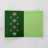 ペンギンカスタムと文字のクリスマスカード シーズンカード (内部)